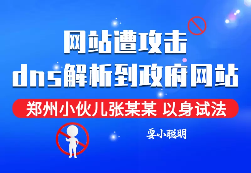 我的网站被攻击了,我将dns解析到政府网站,属于什么性质？_大鹏资源网–专注于插件软件资源教程技术分享！